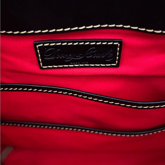 Dooney & Bourke Red Tartan Plaid Women's Bucket Bag - Picture 7 of 9